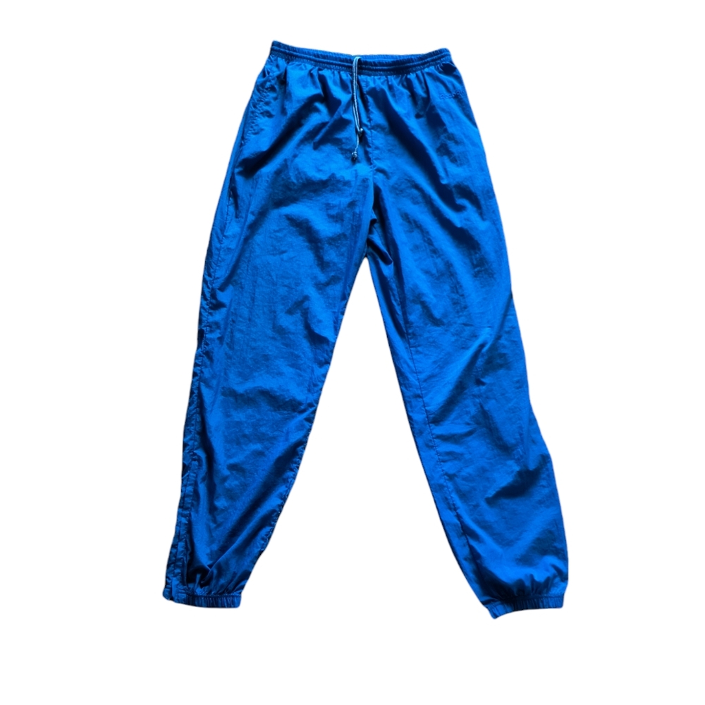 Retro Vintage Reebok Sweatpants Blue Unisex Size Large women's mens jumpsuit